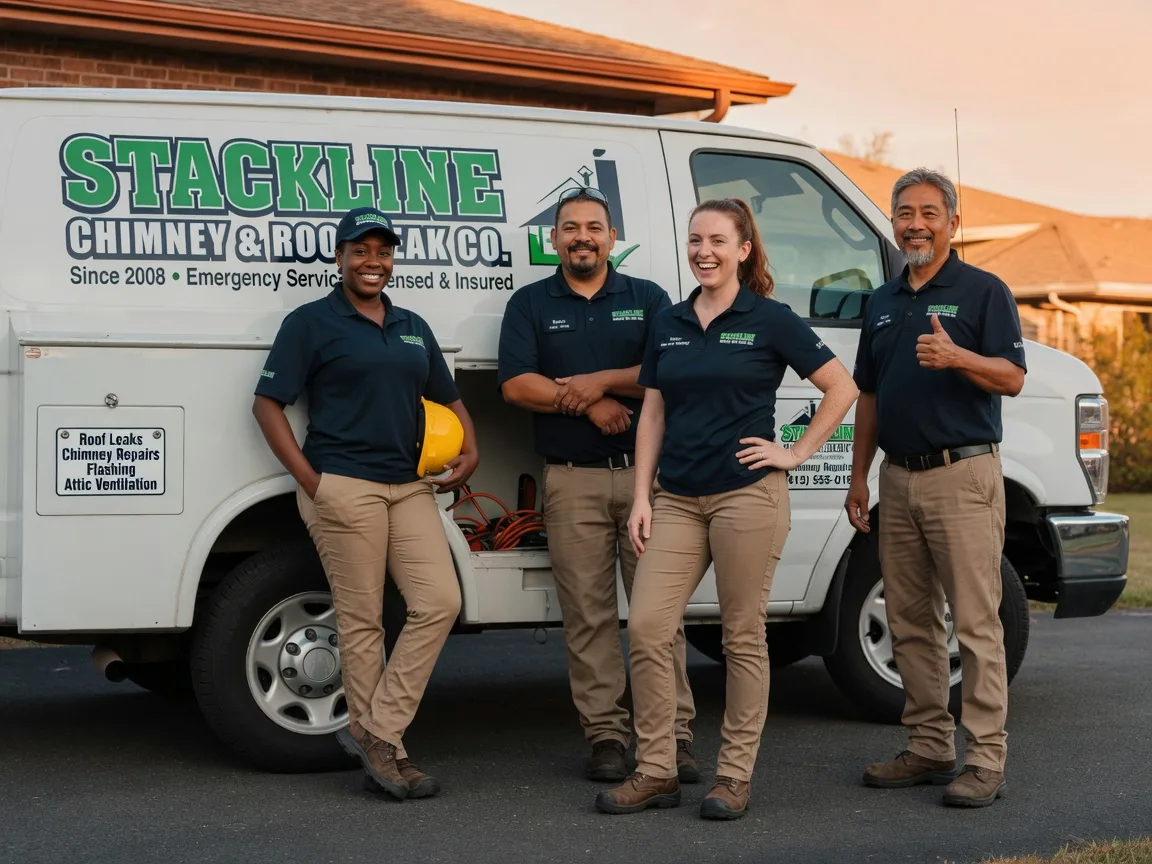 Chimney flashing repair company in Advance, NC